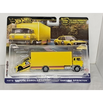 Hot Wheels 1:64 Team Transport - Toyota Corolla Levin on Sakura Sprinter